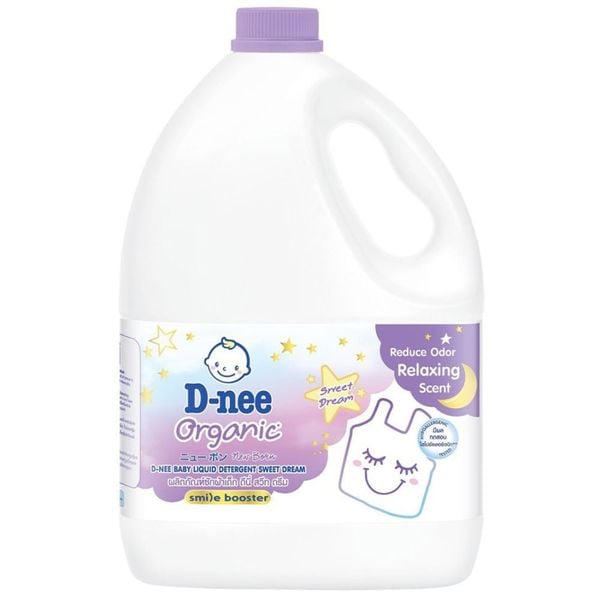  Nước Giặt Quần Áo Em Bé Dnee Tím - Sweet Dream 3L 
