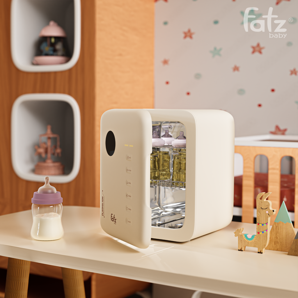  Máy tiệt trùng sấy khô khử mùi UVC-LED công nghệ Nano Plasma Ion Fatzbaby Plasmax 7 