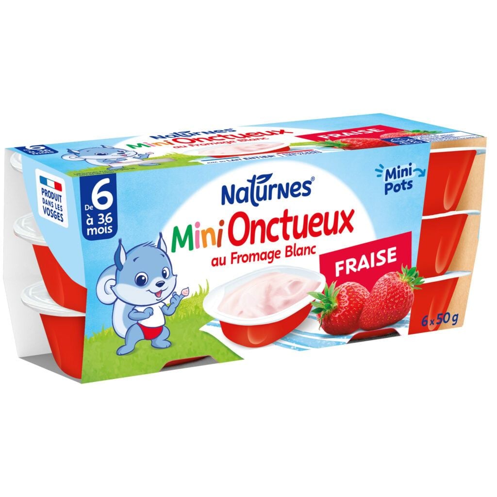  Phô Mai Sữa Chua Nestle Mini Onctueux 6M+ (50g x 6) (A) 
