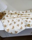  (A) Gối Chống Bẹp Đầu Tai Gấu Cho Bé Từ Sơ Sinh HV Bedding 