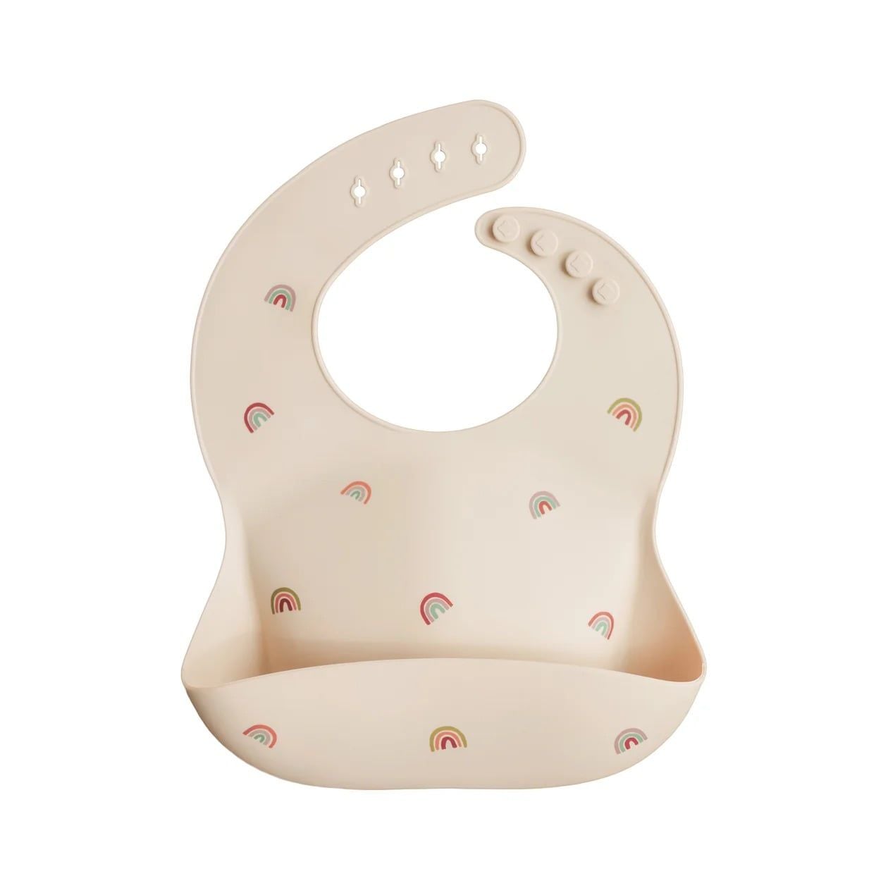  Yếm Ăn Dặm Silicone Mushie (A) 