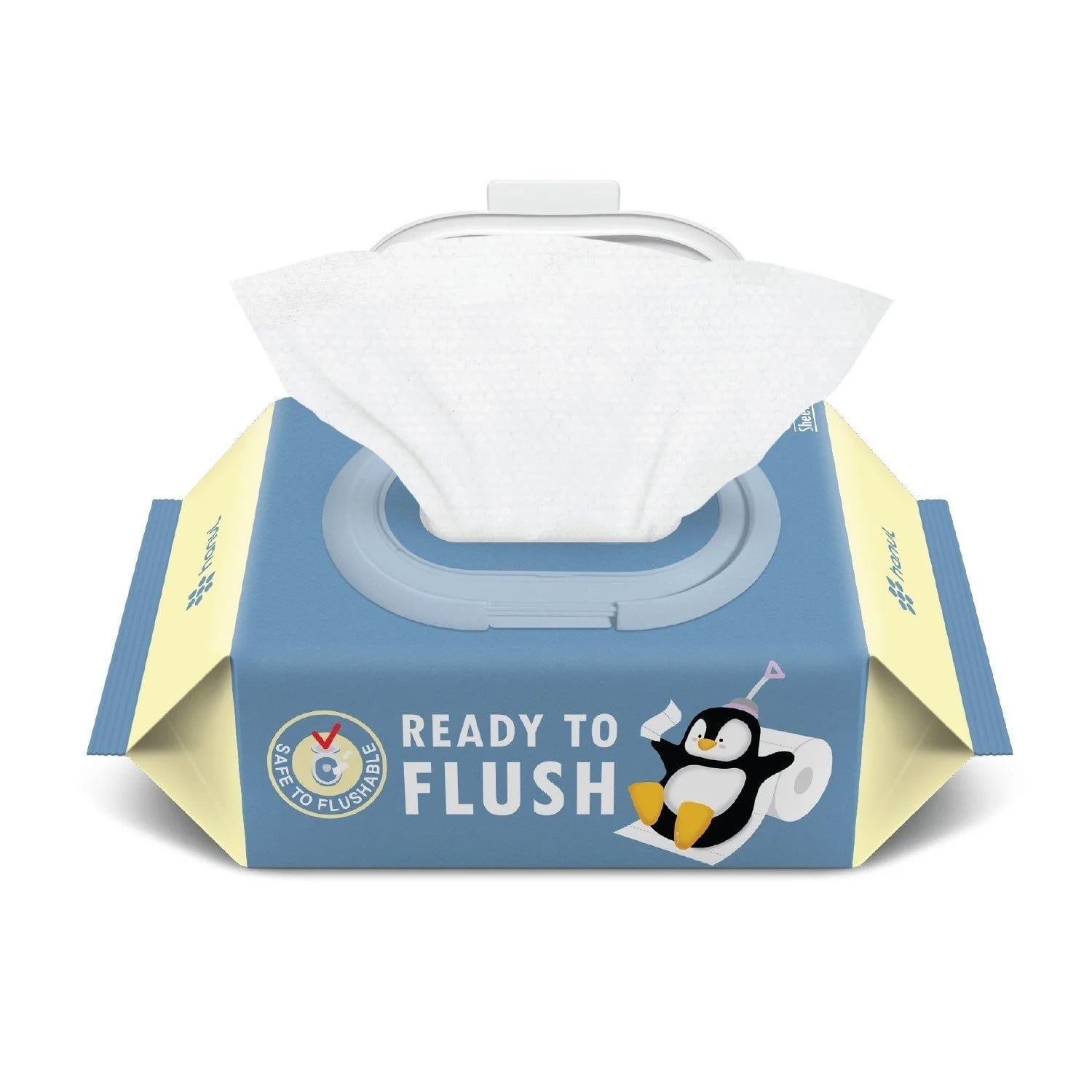  Khăn giấy ướt tự hủy RICO Baby Ready to Flush (60 tờ) 
