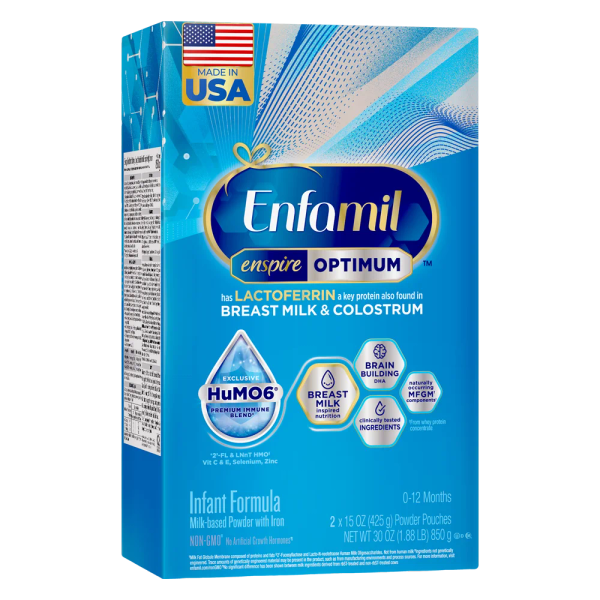  Sữa Enfamil Enspire Optimum 850g (Từ 0-12 tháng) 