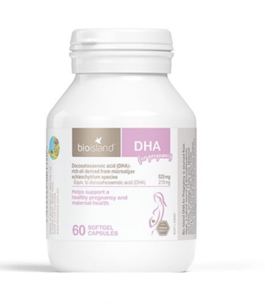  Viên uống bổ sung DHA cho mẹ bầu Bio Island 60 Viên 