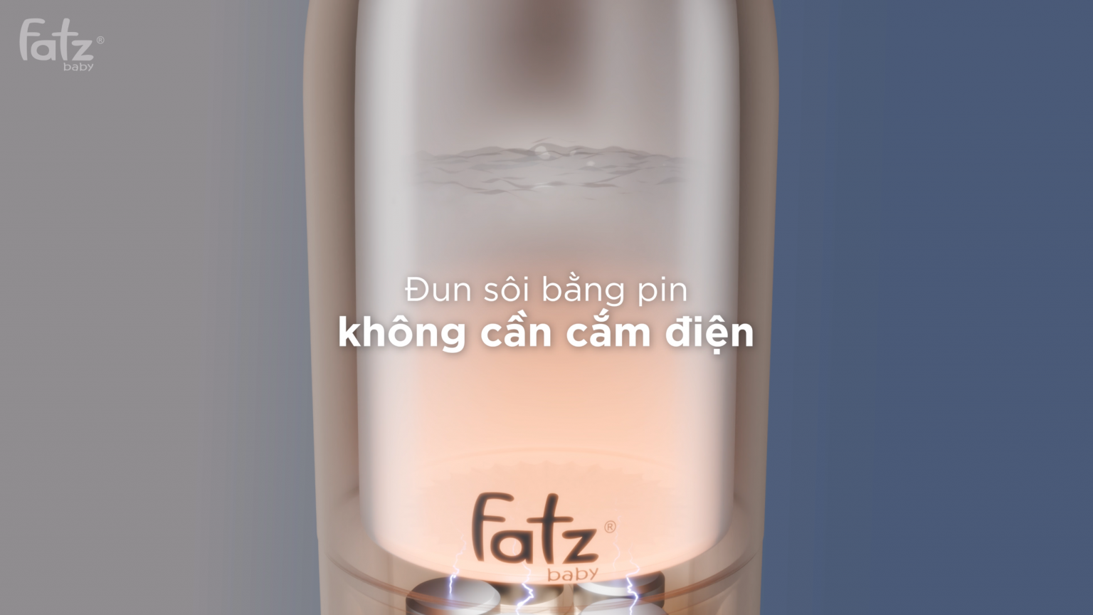  Bình đun và hâm nước pha sữa di động Fatz Mini Smart 20 Plus 