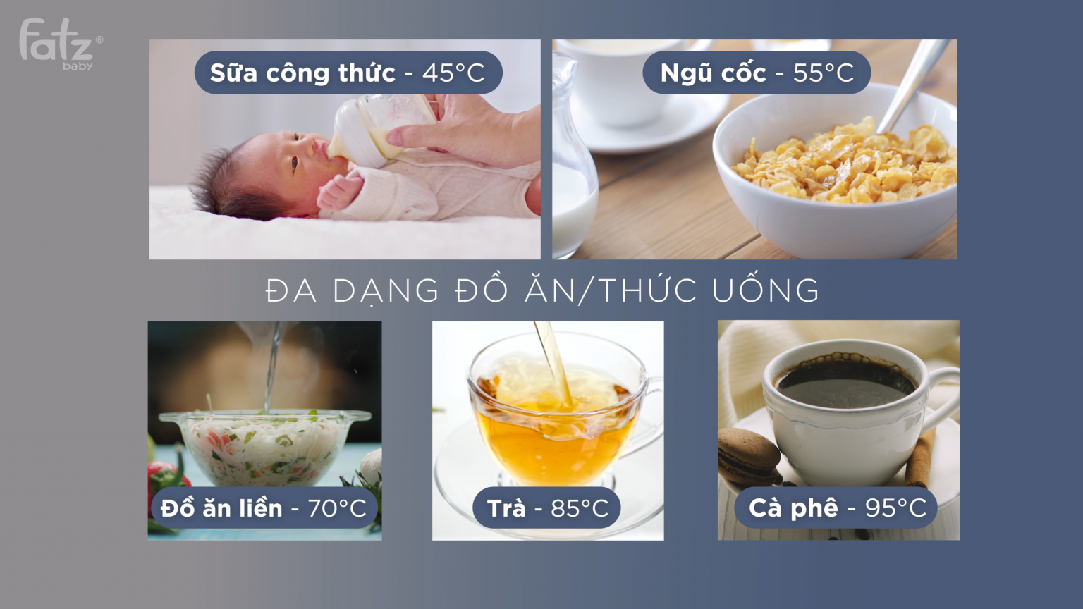  Bình đun và hâm nước pha sữa di động Fatz Mini Smart 20 Plus 