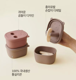  Hộp bảo quản thức ăn dặm silicone Firgi có tay gắp 