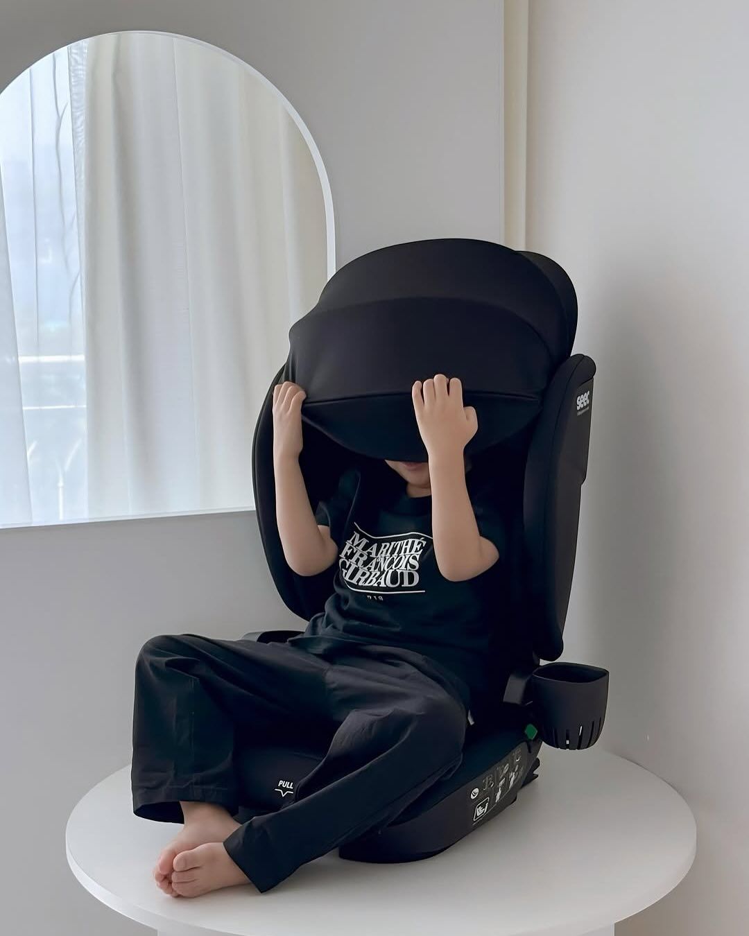  (A) GHẾ NGỒI Ô TÔ BOOSTER SEEC MAX I-ZIN 2 JUNIOR - MÀU ĐEN 