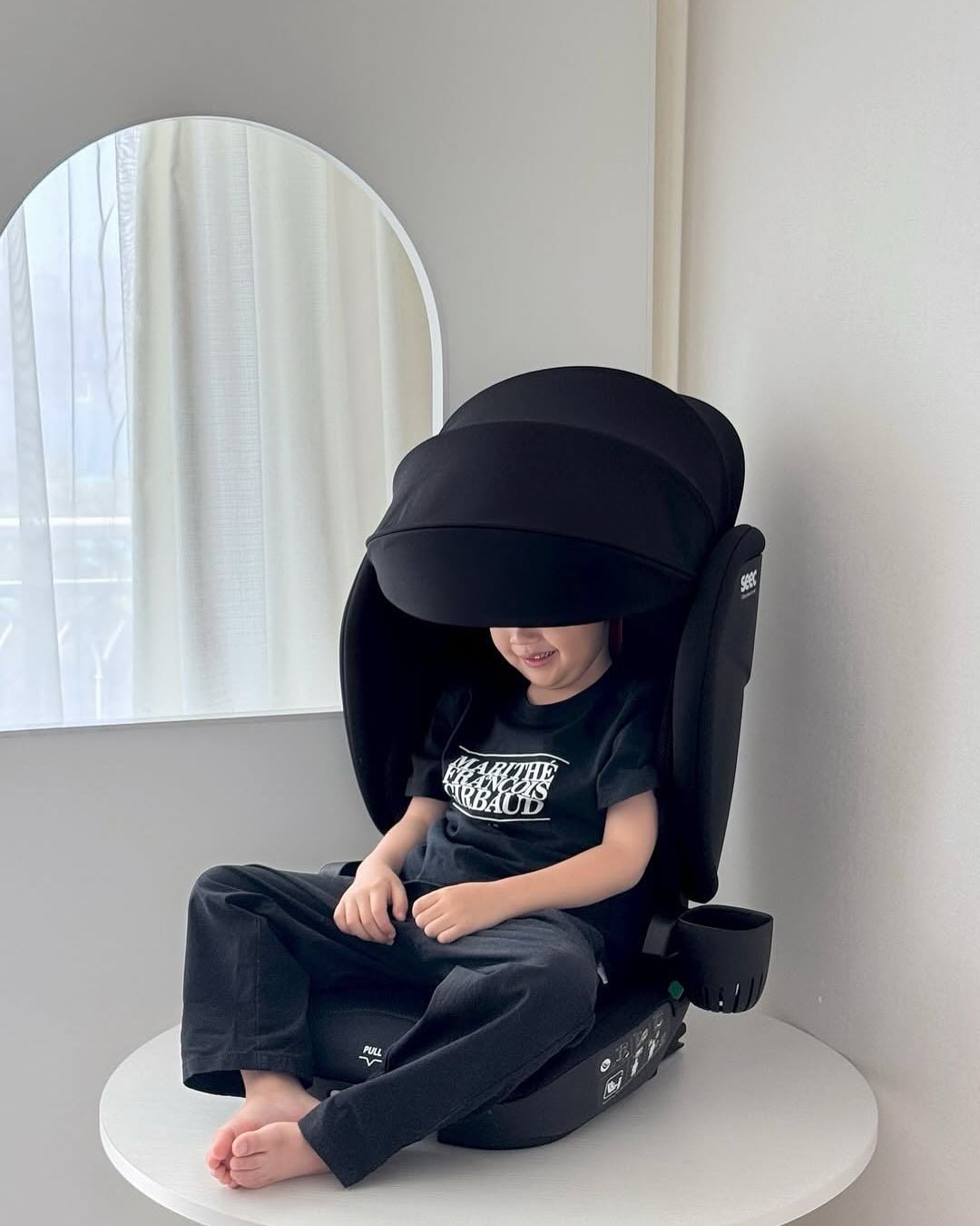  (A) GHẾ NGỒI Ô TÔ BOOSTER SEEC MAX I-ZIN 2 JUNIOR - MÀU ĐEN 