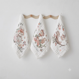  Set 3 khăn Bubble Tree gauze cotton cho bé 