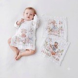  Set 3 khăn Bubble Tree gauze cotton cho bé 
