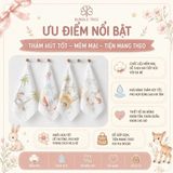  Set 4 khăn đa năng Cotton Bubble Tree 