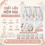 Set 4 khăn đa năng Cotton Bubble Tree 