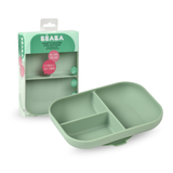  Khay Ăn Dặm Silicone Đế Hít Béaba Cho Bé Từ 4M+ 