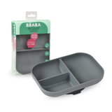  Khay Ăn Dặm Silicone Đế Hít Béaba Cho Bé Từ 4M+ 