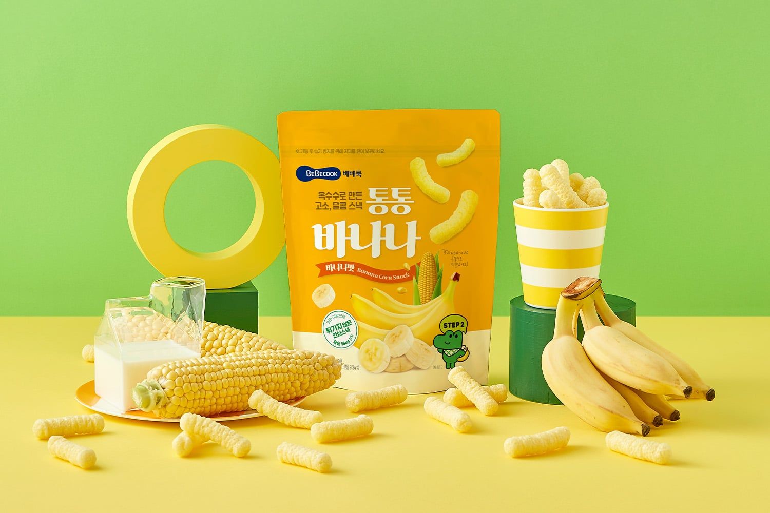  Bánh ăn Dặm Snack Ngô Vị Chuối BeBecook 