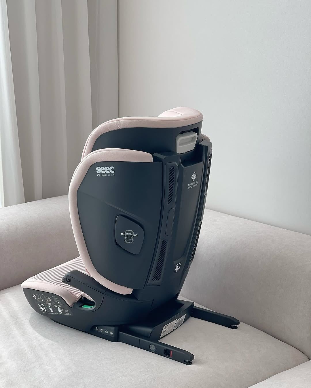  GHẾ NGỒI Ô TÔ BOOSTER SEEC MAX I-ZIN JUNIOR - MÀU HỒNG 