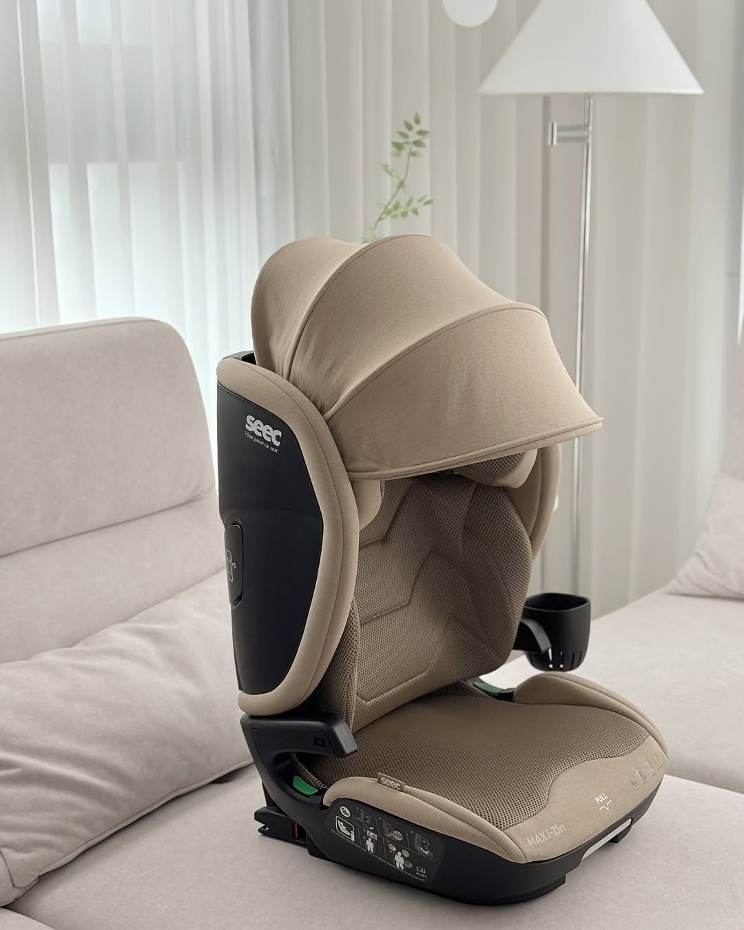  GHẾ NGỒI Ô TÔ BOOSTER SEEC MAX I-ZIN 2 JUNIOR - MÀU NÂU 