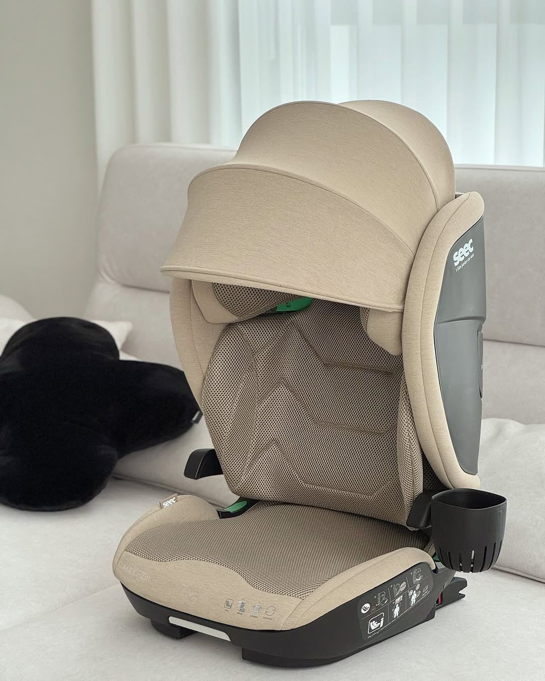  GHẾ NGỒI Ô TÔ BOOSTER SEEC MAX I-ZIN 2 JUNIOR - MÀU NÂU 