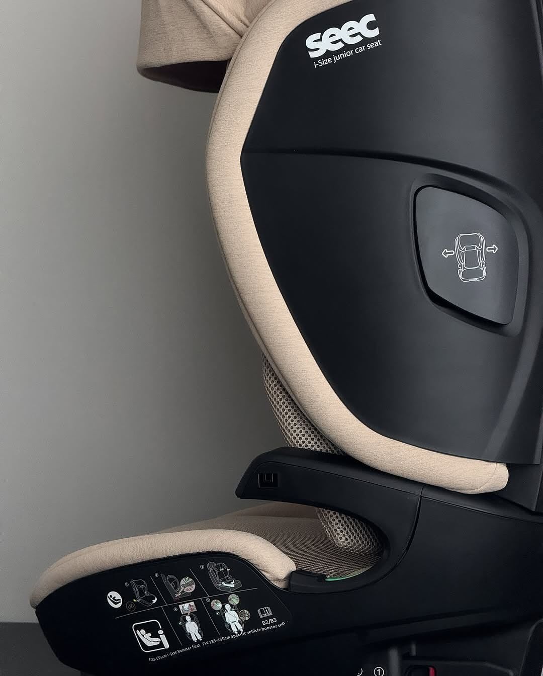  GHẾ NGỒI Ô TÔ BOOSTER SEEC MAX I-ZIN 2 JUNIOR - MÀU NÂU 
