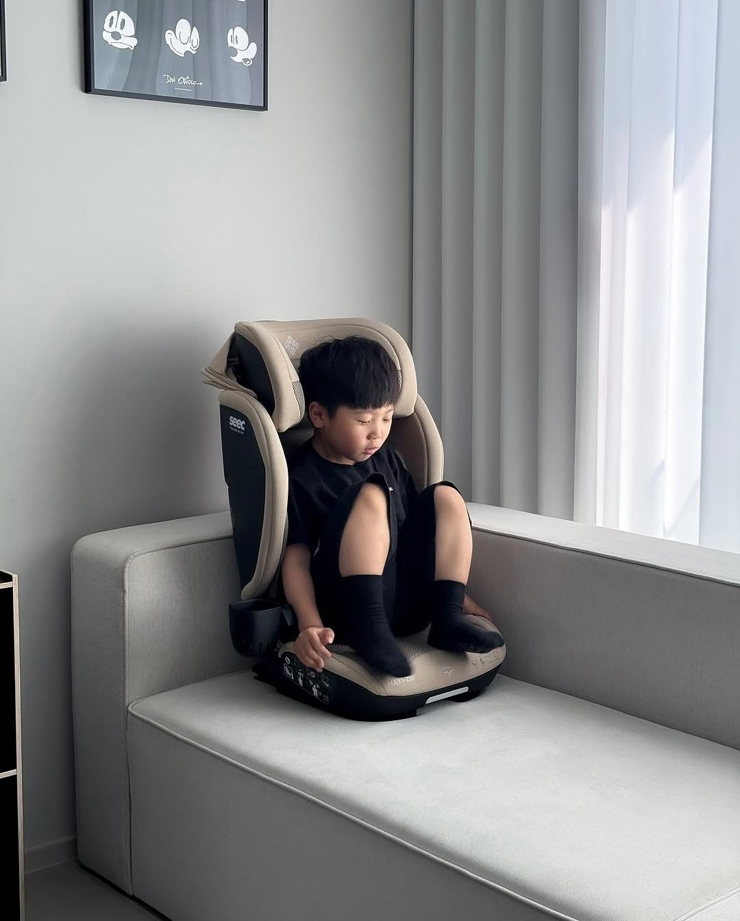  GHẾ NGỒI Ô TÔ BOOSTER SEEC MAX I-ZIN 2 JUNIOR - MÀU NÂU 