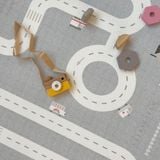  Thảm chơi PVC cao cấp cho bé Dwinguler - Speckle Blue and Scandi Road 