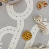  Thảm chơi PVC cao cấp cho bé Dwinguler - Speckle Blue and Scandi Road 