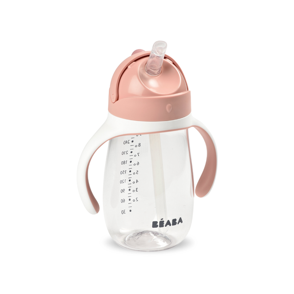  Bình Nước Kèm Ống Hút Béaba Cho Bé Từ 8M+ (300ml) 