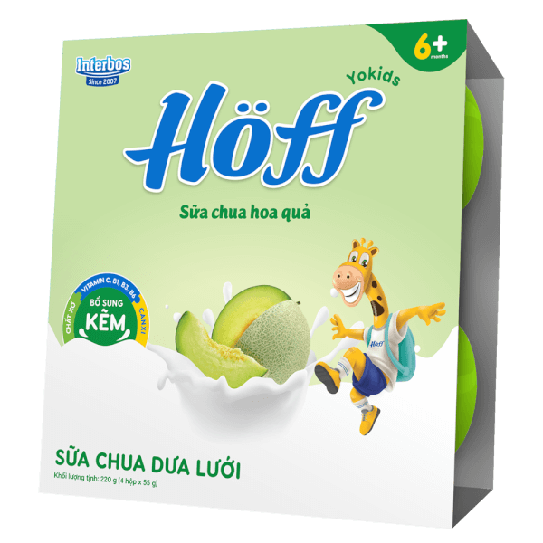  Sữa Chua Hoff 6M+ (55g x 4) 