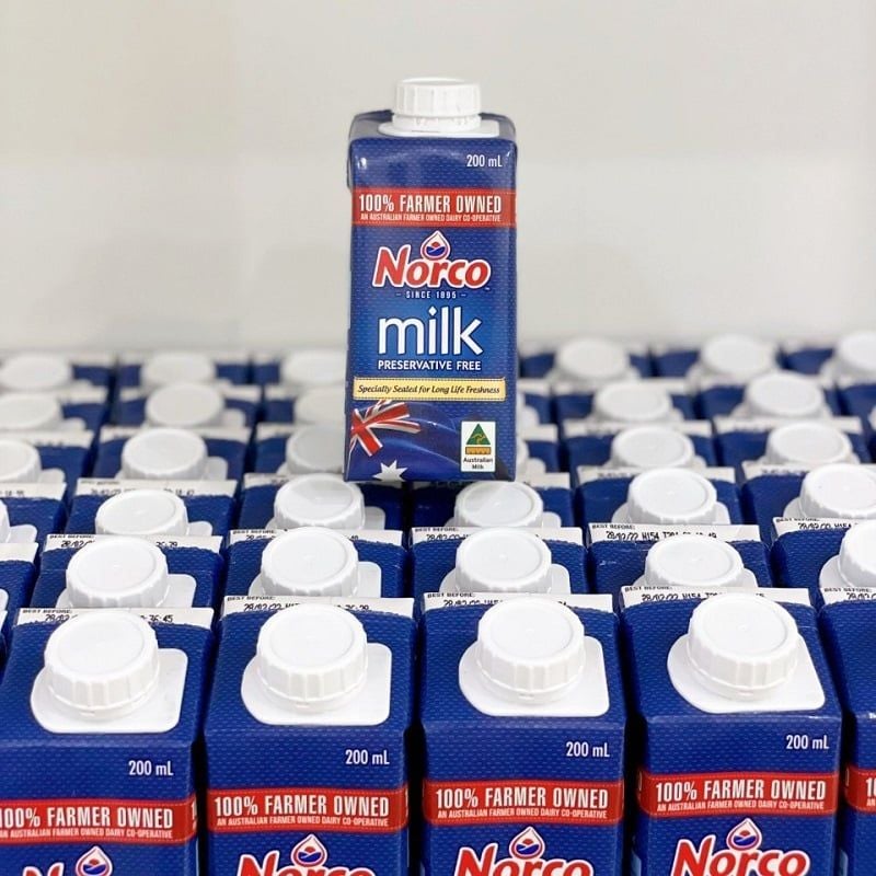  Sữa tươi Norco nguyên kem của Úc 200ml 