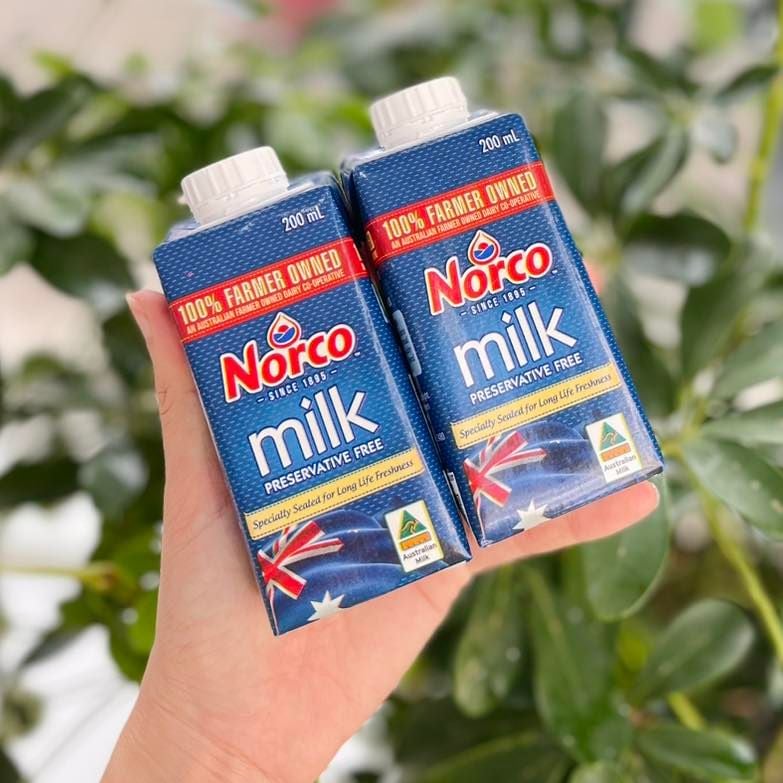  Sữa tươi Norco nguyên kem của Úc 200ml 