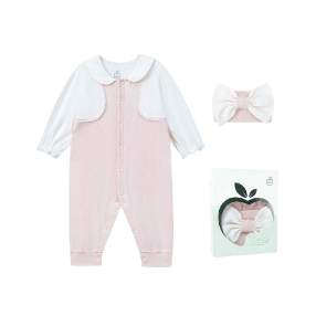  Body dài tay La Pomme kèm băng đô sắc màu ngọt ngào 