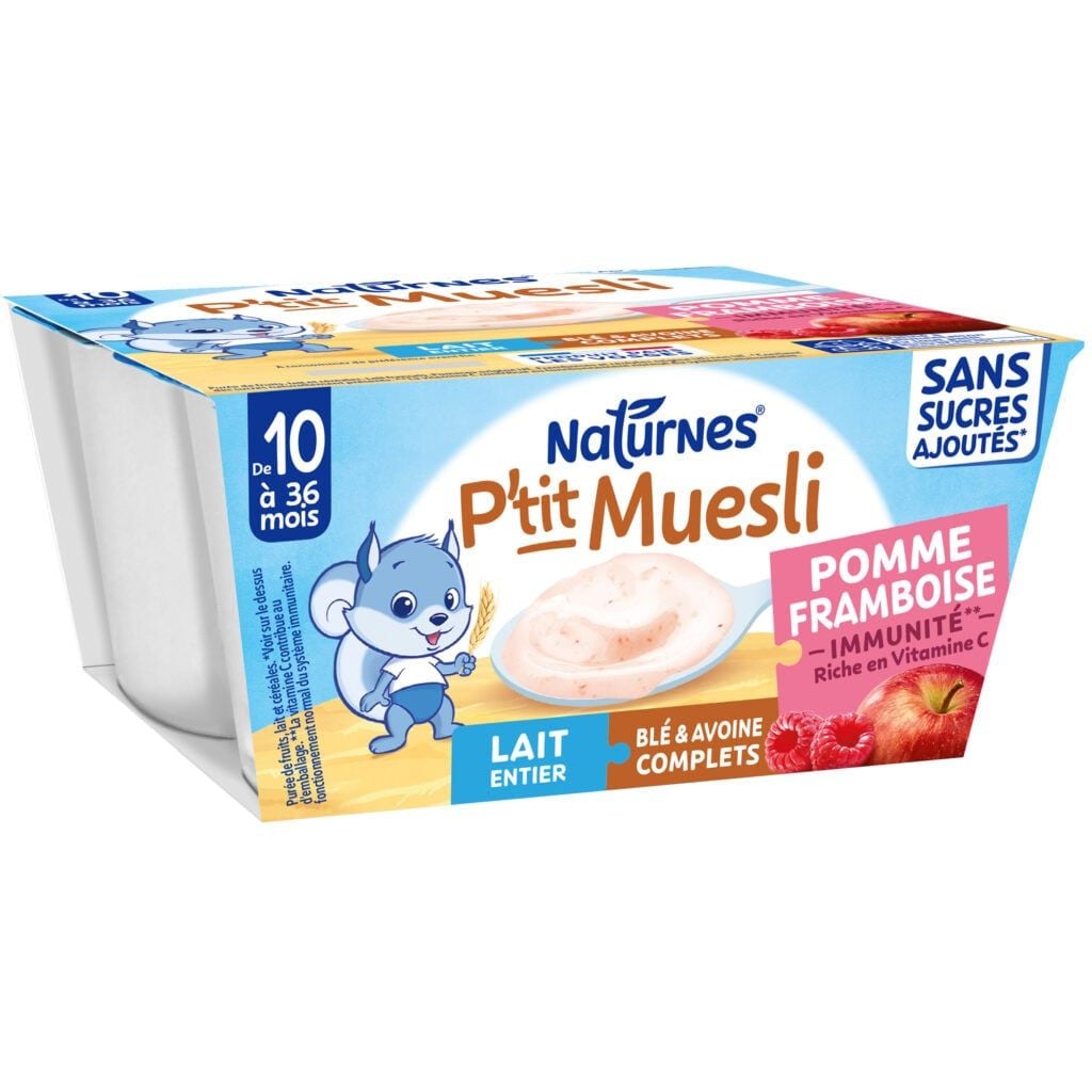  Váng Sữa Yến Mạch Nestle P’tit Muesli Nội Địa Pháp Cho Bé Từ 10 Tháng (A) 