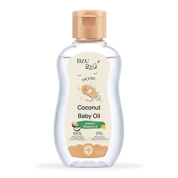  Dầu dừa massage em bé Bzu Bzu Coconut Baby Oil 100ml 