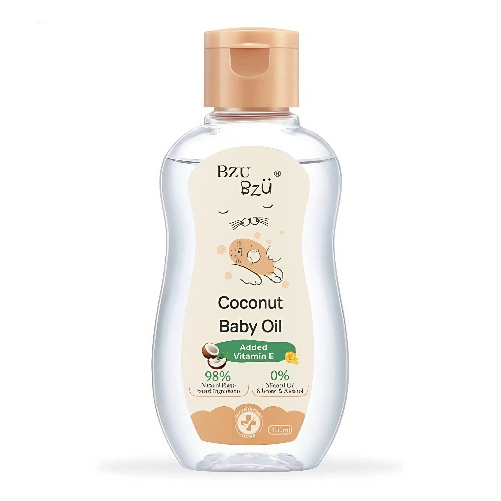  Dầu dừa massage em bé Bzu Bzu Coconut Baby Oil 100ml 