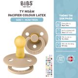  Ti Giả Núm Tròn Bibs Pacifier Colour Latex Size 1 Từ 0-6 Tháng 