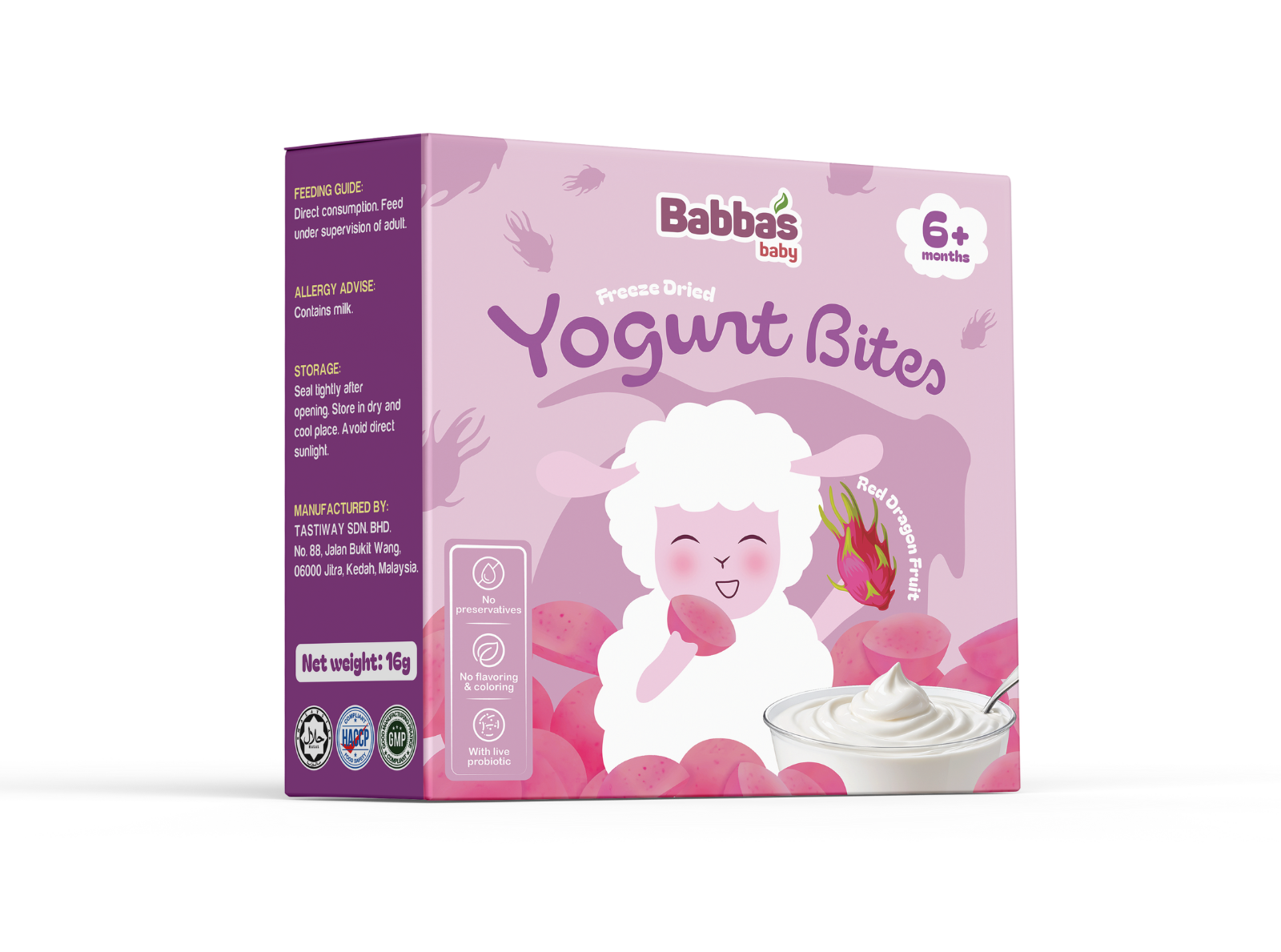  Sữa chua sấy lạnh Babba’s Baby (6M+) 