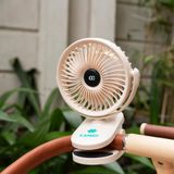  Quạt Tích Điện Kẹp Xe Đẩy Kamidi 