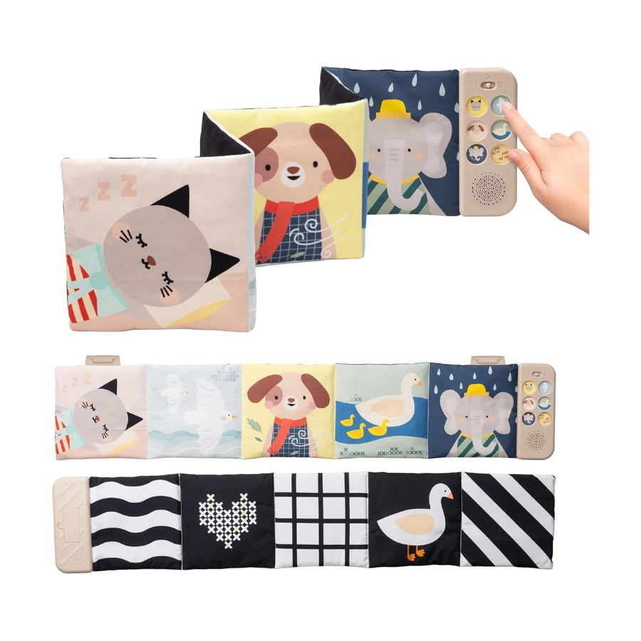  Sách Vải Treo Có Âm Thanh Taf Toys Soothing Sounds Book 