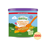  Bột Ăn Dặm Heinz Vị Bí Đỏ, Cà Rốt, Phô Mai Và Bắp Ngọt Cho Bé Từ 7M+ (200g) 