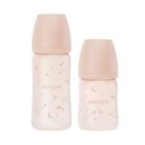  Bình sữa Thủy tinh tráng silicone Moyuum hoạ tiết Twinkle 