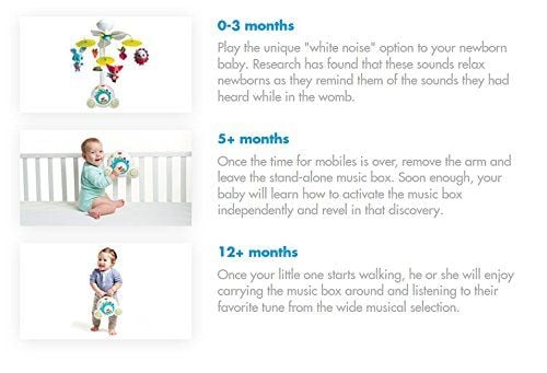  Đồ chơi treo nôi cũi Tiny Love Soothe 'N Groove Mobile - Meadow Days 