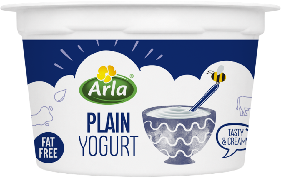  Sữa Chua Nguội Arla Natural Yogurt 12M+ (100g x 6) 