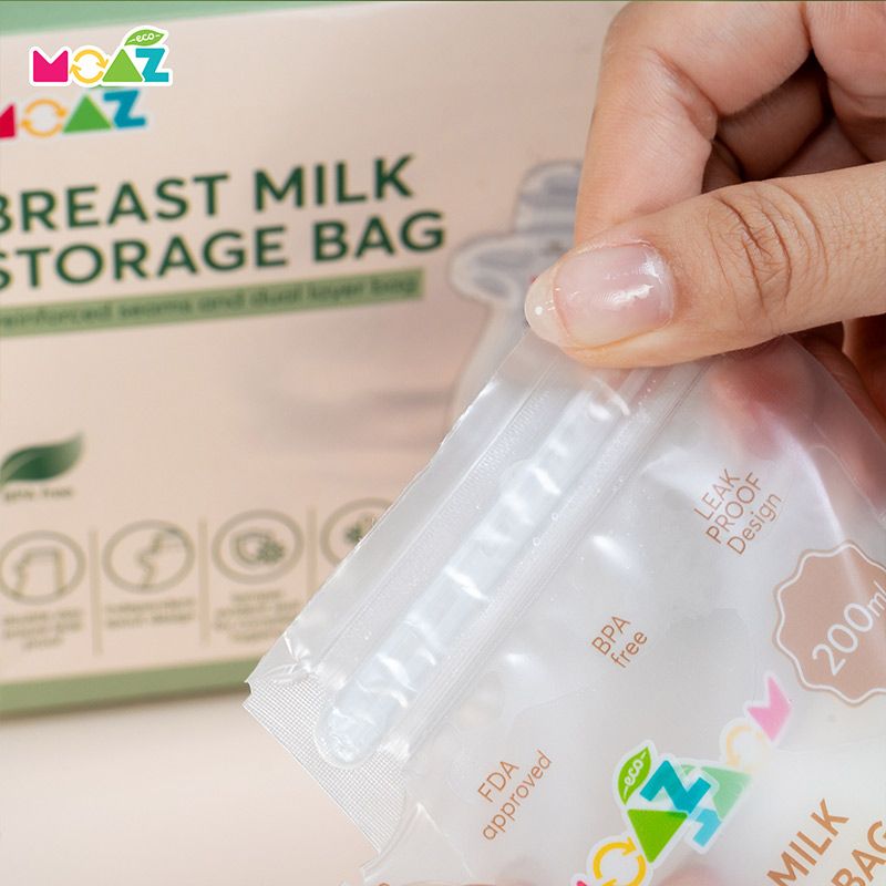  Túi Trữ Sữa Moaz Eco 200ml (Hộp 30 cái) 