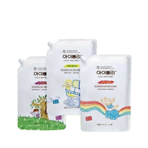 Nước Xả Vải Ivly Nature An Toàn Cho Bé 1.2L (Dạng Túi) 