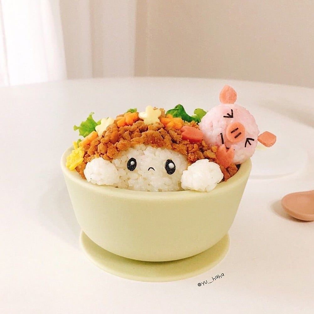  Bát Ăn Dặm Silicon Có Nắp Modui 