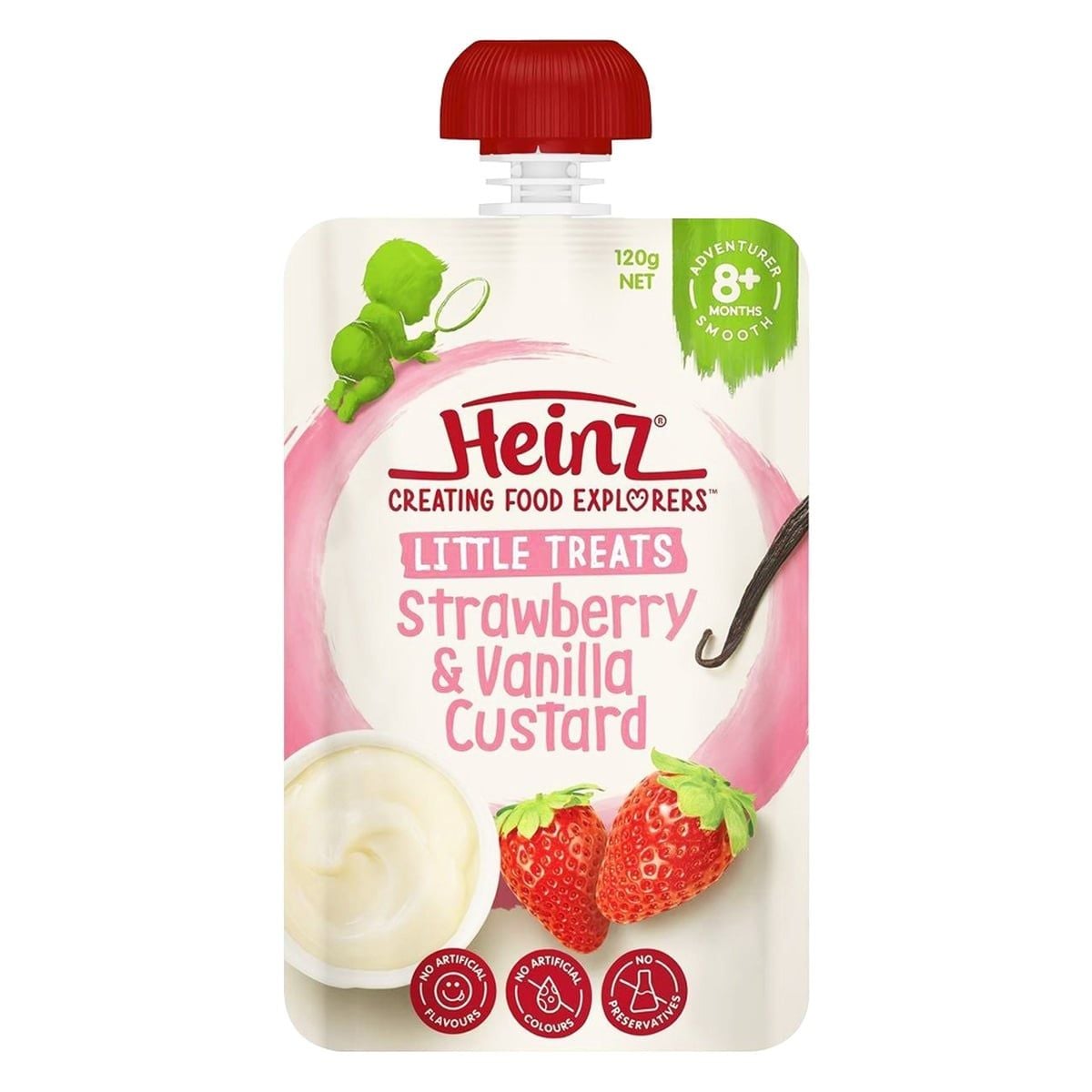  Váng Sữa Dạng Túi Custard Heinz Cho Bé Từ 6M+ (120g) 