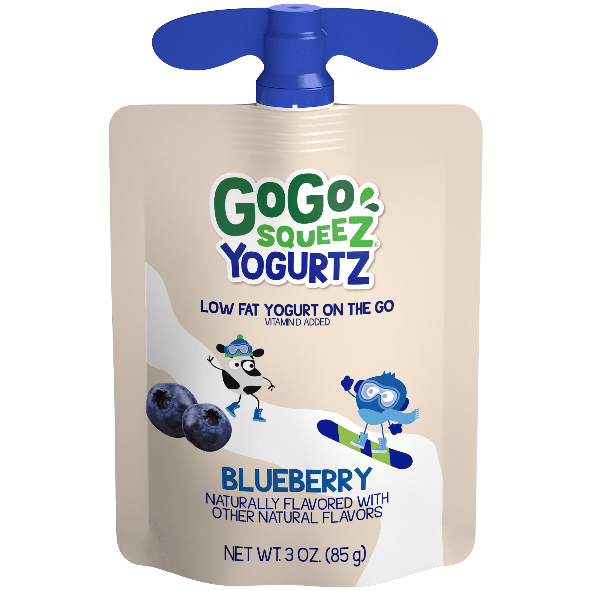  Sữa chua túi Gogo Squeez Yogurtz - Việt Quất 
