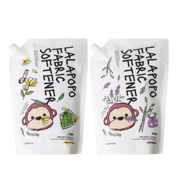  Nước Xả Thuần Chay Lalapopo K-Mom Hàn Quốc 1300ml (DẠNG TÚI) 