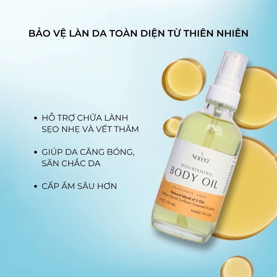  Dầu dưỡng thể NOLEO Body Oil cho mẹ 